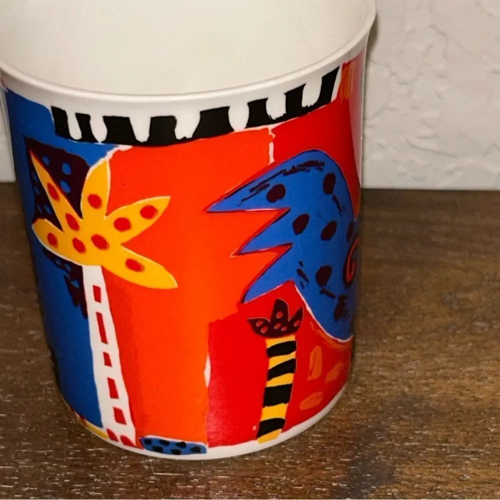 REPEAT REPEAT Stoke England Primitive Ceramic Cup Mug